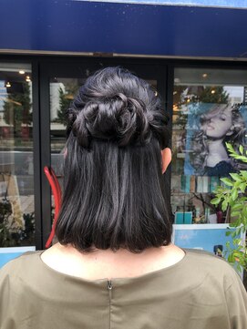 ヘア クチュール ミヨ(HAIR COUTURE MIYO) 結婚式　ハーフアップ