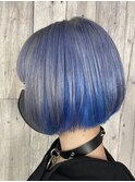 シルバー×スカイブルー 神聖カラー