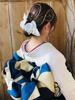 ティダスマイル(tida smile)&nbsp;成人式／卒業式 ヘアメイク ヘアセット お客様スタイル