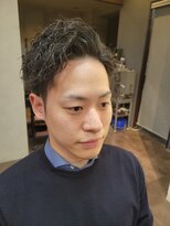 メンズ レオ 南森町店(men's LEO) かき上げ×ツイストスパイラルパーマ