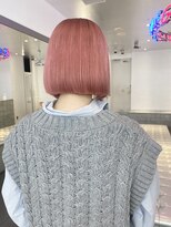 ゲーム 原宿店(GAME)&nbsp;ダブルカラーミルクティーピンクベージュカラーケアブリーチ韓国