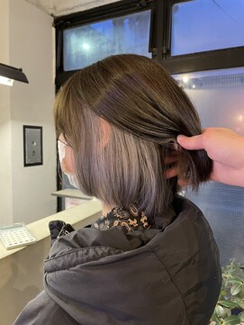 リンダテーラ(Linda tela) 【札幌 デザインカラー/インナーカラー/ダブルカラー/ボブ】