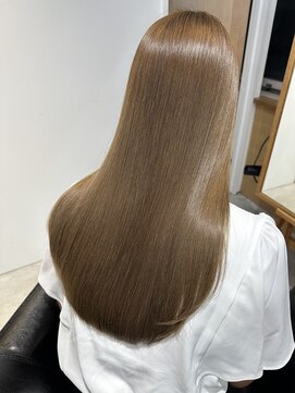 ヒビト 恵比寿 渋谷(HIBITO.) 髪質改善カラー 艶ベージュ 艶髪 髪質改善トリートメント