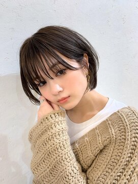 ロンドソレイユ 池袋(Lond soleil) くすみベージュ/細めハイライト/ショート/白髪ぼかし/小顔/池袋