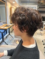 テラス ヘアアンドボタニカル(terrace)&nbsp;terrace岩政/ショートパーマ/30代40代/姪浜