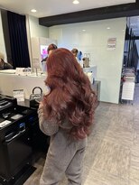 アンドバイモードケイズ (and by MODE K's)&nbsp;[サロンスタイル]ブリーチなしWカラー/ワインレッド/レイヤー