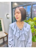 切りっぱなしボブ