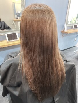 オンアンドオフ コウベ(ONandOFF KOBE) 髪質改善ストレート×カラーで若見え髪に