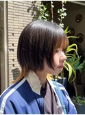 ショートウルフカットネオウルフカット顔まわりレイヤーカット