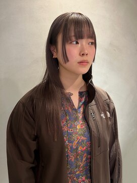 ペレ 梅田(PELE) 前髪/アンブレラカラー/こなれミディ/イメチェン/ウェーブパーマ