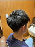 銀座　理容室　爽やかナチュラルショート