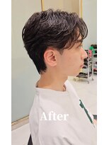 六本木美容室 白金店&nbsp;ニュアンスパーマ/ダウンパーマ/マッシュ/韓国/メンズ/眉毛