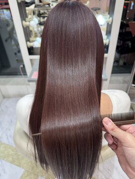 リー 梅田(Lee) プレミアム髪質改善カラー/ワインレッド