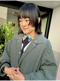 【立川cres奈佳子】顔まわりステップカット切りっぱなしボブ