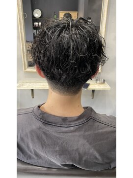 クレオ 片江店(CREO) 刈り上げマッシュ波巻きパーマ