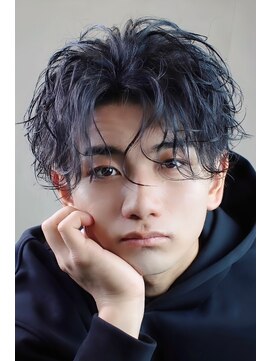 レジット メンズ ヘアサロン(LEGIT MEN's HAIR SALON) 波打ちセンターパート