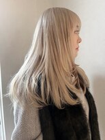 イルウィ(irwi)&nbsp;【miku/ブリーチ】ミルクティーベージュ/ブロンド/レイヤー