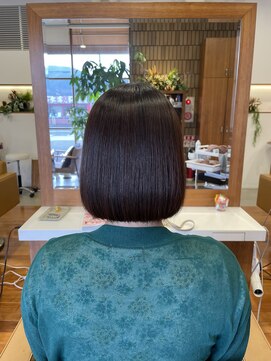 シーツー 川口店(C2) 髪質改善ストレート×切りっぱなしボブ