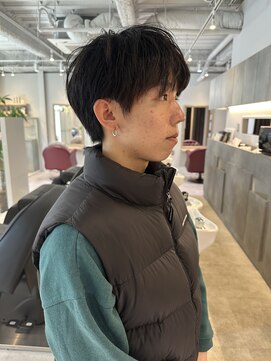 マルフェ 天王寺(marfe) 【marfe】マッシュショート＿センターパート＿2wayバング