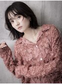 ホワイトグレージュ/デジタルパーマ/フェザーパーマ/福島58