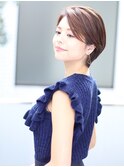 25歳からの【外はネボブ /アッシュブラウン/ショートレイヤー】i