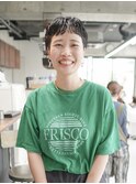 ベリーショート　福岡 パーマ デジタルパーマ 髪質改善