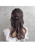 カチモリハーフアップ