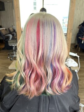 ルルズ(LULUS) ハイトーンレインボーカラー