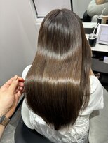 ピリオド 蒲田(Period.)&nbsp;髪質改善/艶ブラウン/縮毛矯正/ロングヘア