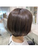 20代30代40代◎丸みショートボブ　荻原圭介