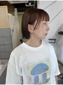 ボブ/オレンジブラウン