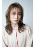 透明感カラー+前髪カットあり+美髪トリートメントコース¥5990