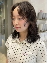 ムクコア(Muk CORE) ウルフレイヤーロングパーマニュアンスパーマ川崎