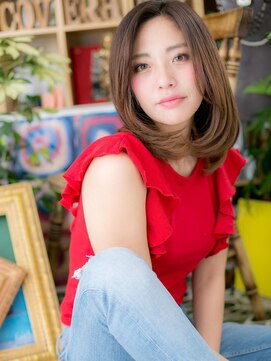 カバーヘア ブリス 川口(COVER HAIR bliss) *+COVER HAIR+*…クリアカラーのキレ可愛ミディa!