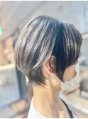 ツヤ感×ショートボブ