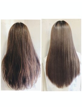 チェルシー 表参道 髪質改善/縮毛矯正/トリートメント/髪質改善オリーブベージュ