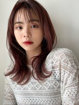 ネオリーブ クーロ(Neolive curro)&nbsp;小顔見せ韓国風シースルーバングくびれレイヤー