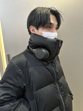 ヘアー アイス カンナ(HAIR ICI Canna) センターパート×メンズヘア