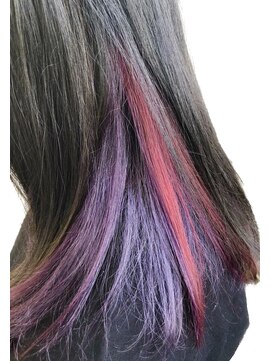 リスキーズ(RISKY'S) インナーカラーパープルレッド