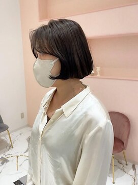 ラ ブレス 梅田茶屋町(LaBless) オリーブブラウン/ケアブリーチ/LaBless
