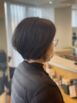 ベンジー 仙台店(benji)&nbsp;脱白髪染め×ショートボブ20代30代40代4