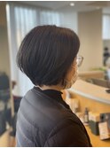脱白髪染め×ショートボブ20代30代40代4