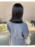 デザインカット+艶カラー+グローバルミルボンTr  ホームケア付き　￥15700