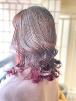 テトテ 三宮店(Tetote)&nbsp;／ヘルシースタイル／インナーカラーカシスピンク／