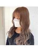 グラデーションカラー/透明感艶髪ブロンドベージュ