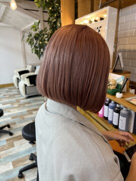 デイズ(DAYS) 南越谷/新越谷 【DAYS 】ピンクベージュ×ハイトーンボブ＊