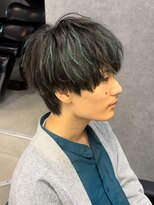 アイトーキョー 渋谷(AI TOKYO)&nbsp;ダブルカラーブリーチハイライトマッシュウルフ[渋谷駅]