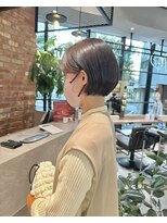 丸みショートボブ