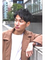 フリリ 新宿(Hulili men's hair salon) 波巻き/ツーブロックマッシュ/ツイストスパイラル/パーマ