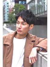 フリリ 新宿(Hulili men's hair salon) 波巻き/ツーブロックマッシュ/ツイストスパイラル/パーマ